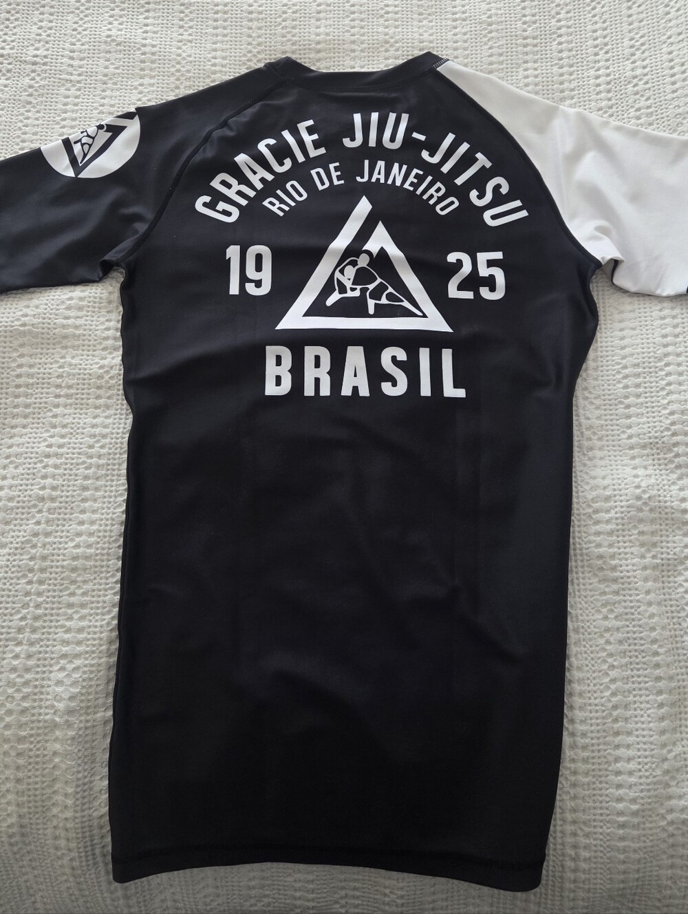 Gracie Black & White Jiu-Jitsu Rash Guard